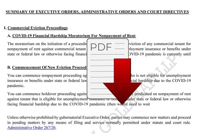 Summary Chart Of Executive Orders, Administrative Orders And Court ...