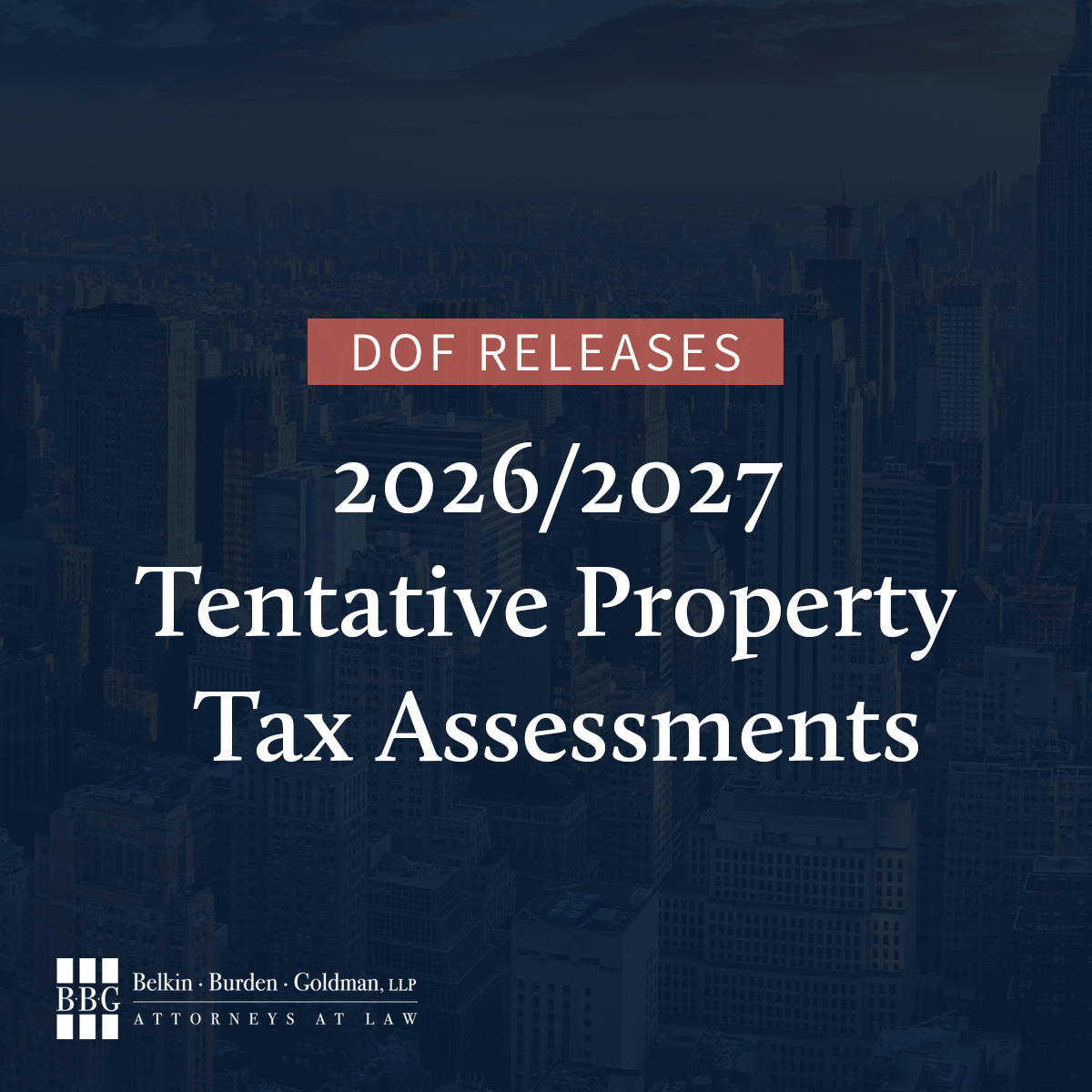 2026/2027 Tentative Property Tax Assessments